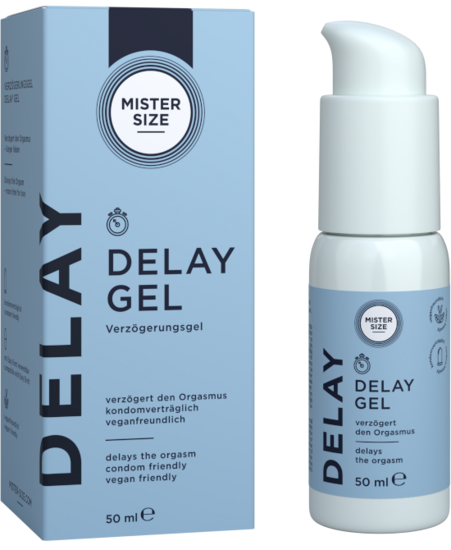 Mister Boy Geciktirici Jel karton ve pompalı dağıtıcı şişe